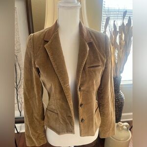 Sasson Jeans Tan Corduroy Blazer